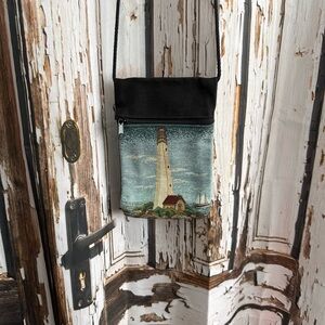 Unbranded Lighthouse tapestry Crossbody Bag